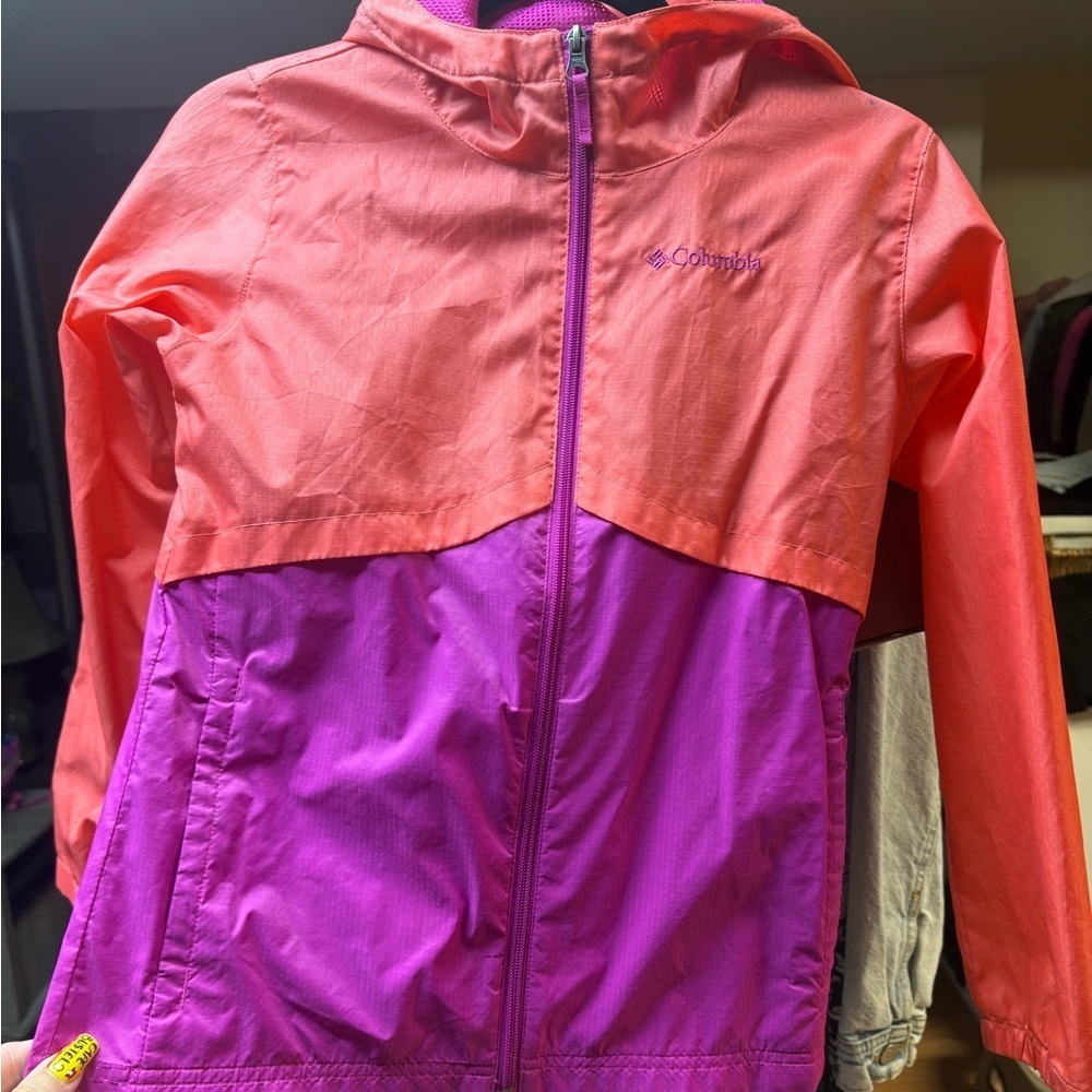 Columbia Vibrant Pink and Purple Jacket - Picture 2 of 7